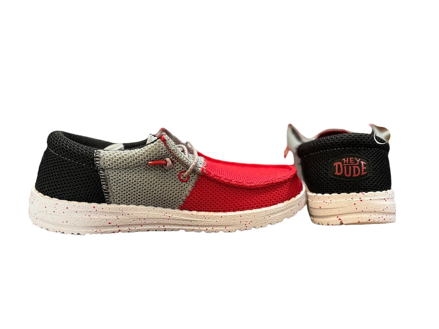 Wally TRI Youth Varsity Mesh- Red/Grey