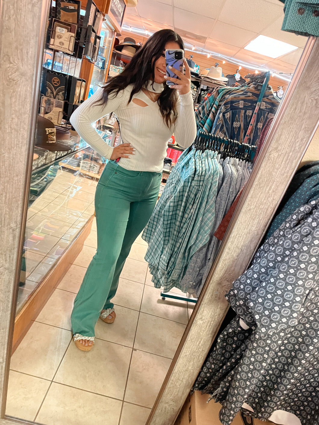 Judy Blue Topaz Flares