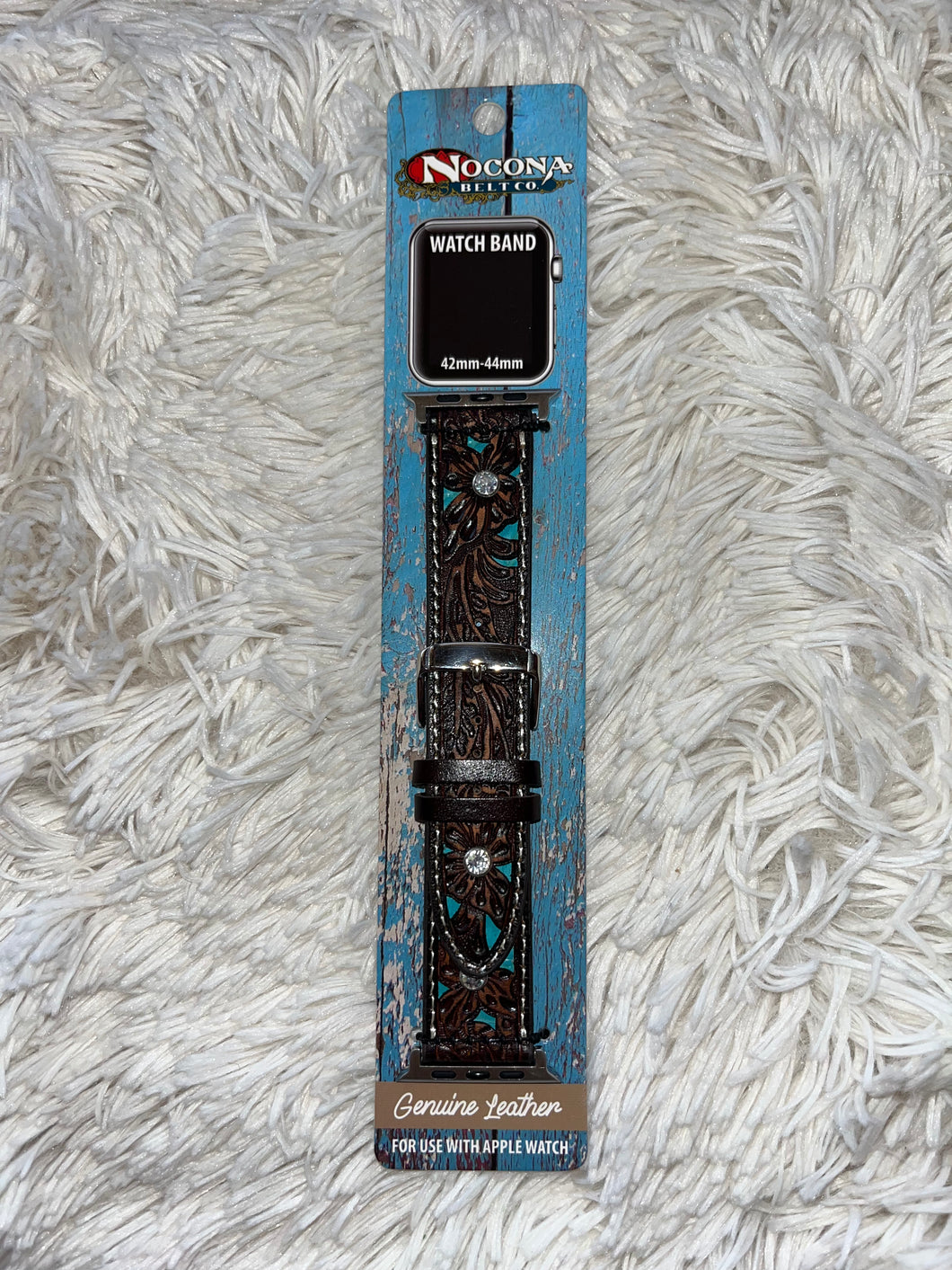 Tooled Gem Flower Apple Watch Band