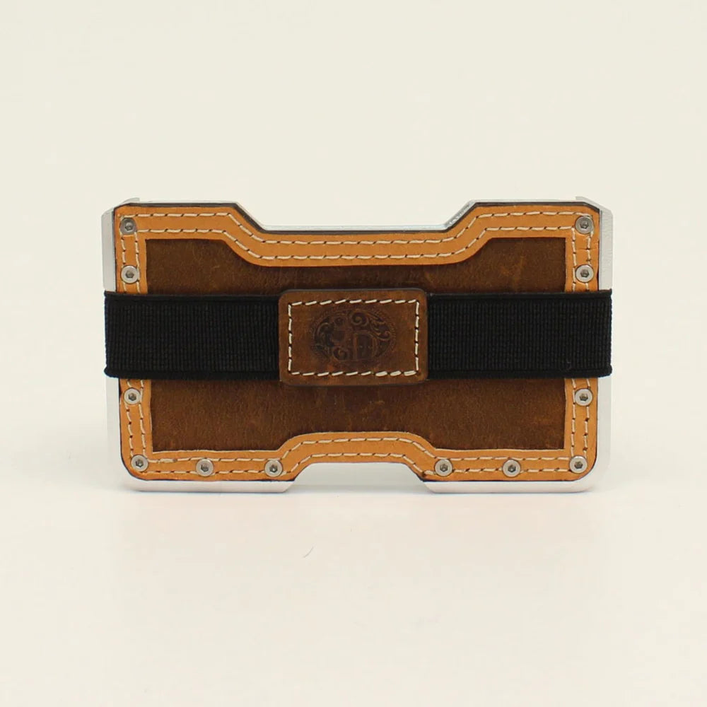 Brown Leather Utility Wallet