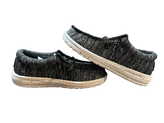 Wally Youth Sport Knit Black/White
