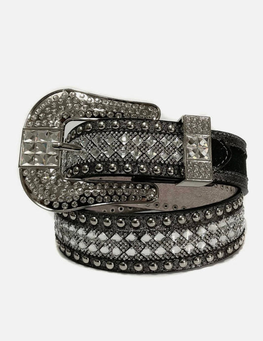 Black Diamond Studded Belt