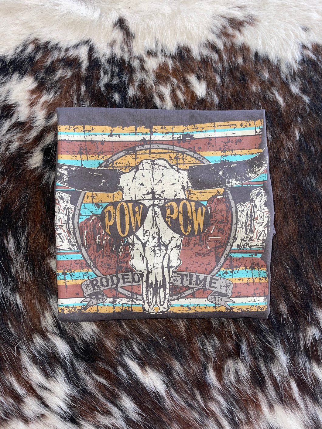 Rock & Roll Grey Pow Pow Tee