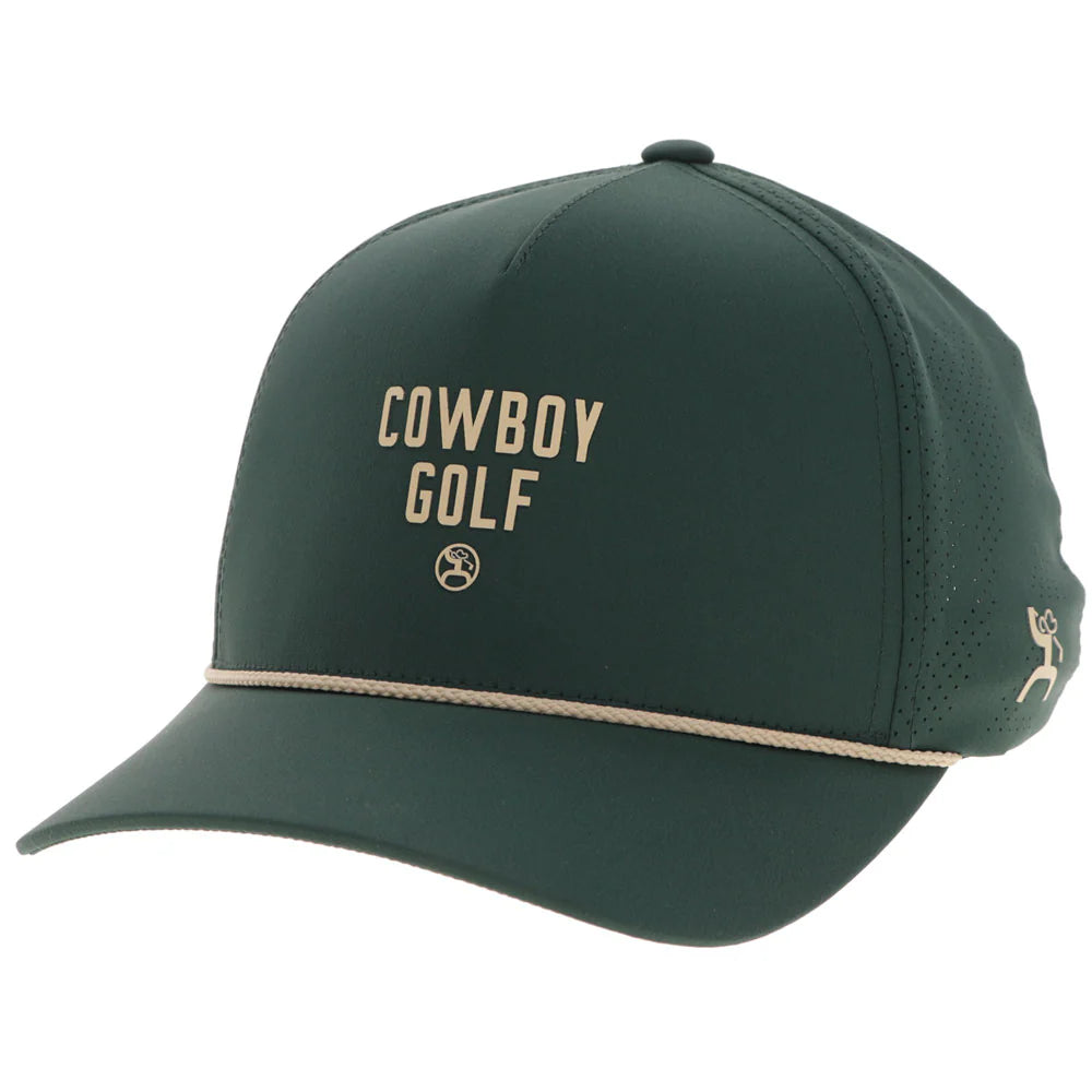 AUGUSTA" HAT GREEN W/ TAN LOGO 🧢✅