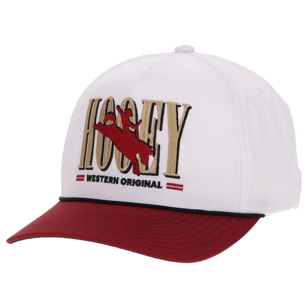 WILD RIDE" HOOEY HAT WHITE W/ HOOEY EMBROIDERED LOGO 🧢✅