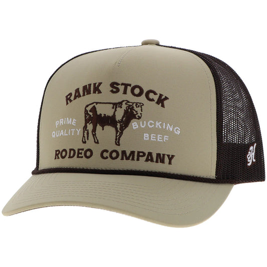 Hooey "RANK STOCK" HAT TAN/BROWN W/BROWN STITCHING🧢✅