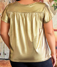 Load image into Gallery viewer, Gold Rush Plus Size Top
