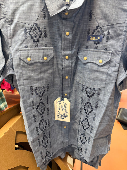 Panhandle Blue Aztec SS snap