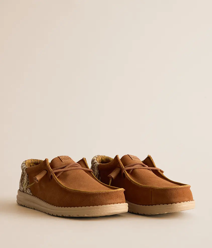Wally Funk Teton Suede- Argan Oil/Multi🤠