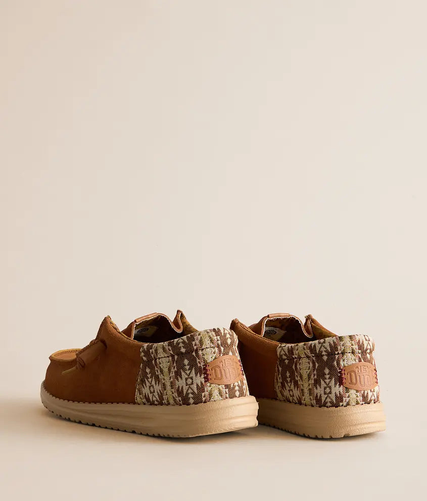 Wally Funk Teton Suede- Argan Oil/Multi🤠