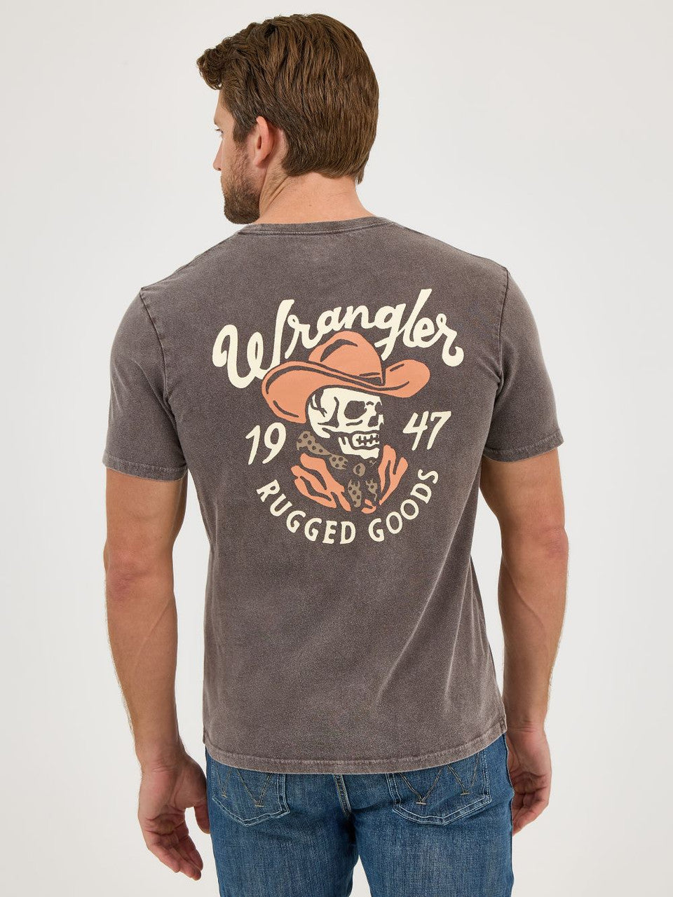 Wrangler Men’s Rugged Skull Tee