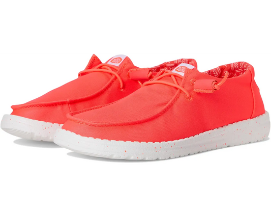 Wendy Stretch Canvas- Fiery Coral
