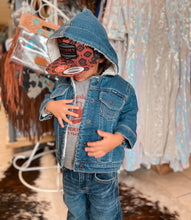Load image into Gallery viewer, Infant/ Toddler Denim Sherpa-Lined Jacket
