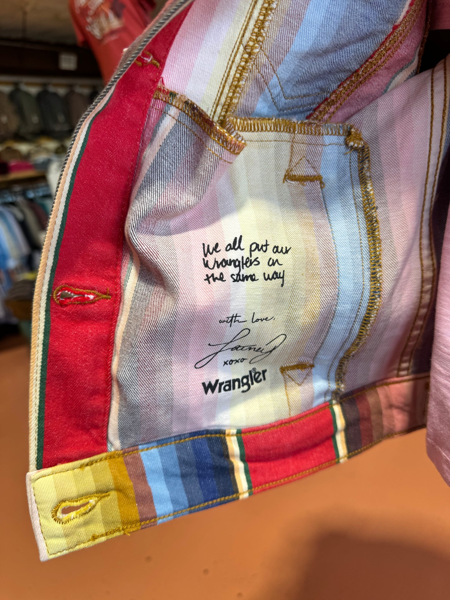 Lainey Wilson X Wrangler Girls Serape Striped Jacket 🤠