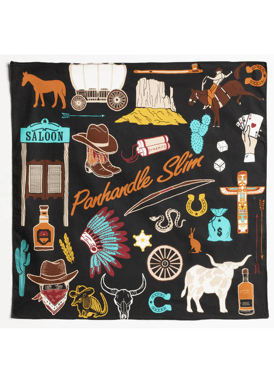 PANHANDLE SLIM WILD WEST BANDANA