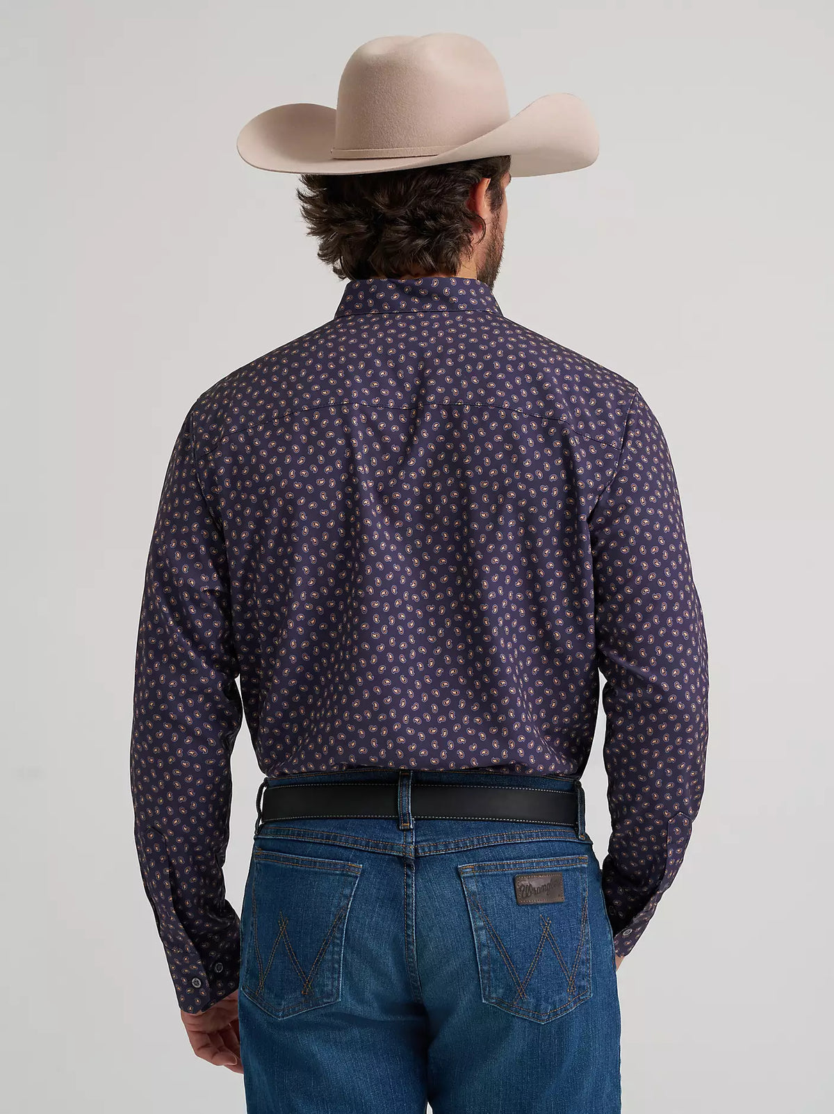 MEN'S CODY JOHNSON PERFORMANCE BUTTON DOWN SHIRT- Navy Paisley 🤠