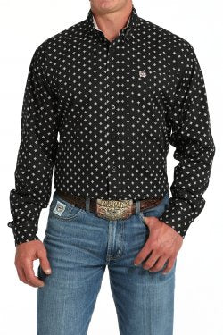 Cinch Men’s Black Diamond L/S Button-Up
