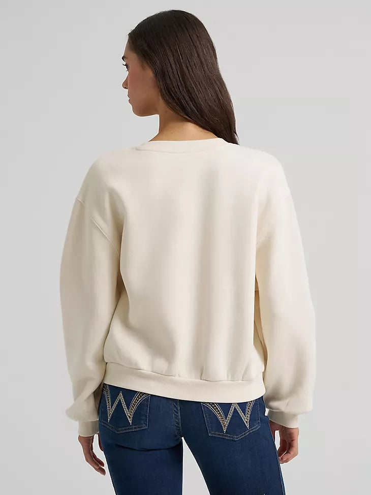 WOMEN'S WRANGLER BOOT GRAPHIC PULLOVER