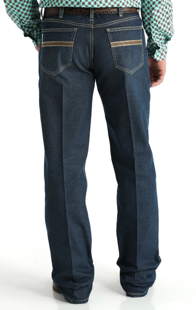 CINCH MEN'S WHITE LABEL DARK WASH RELAXED FIT JEANS