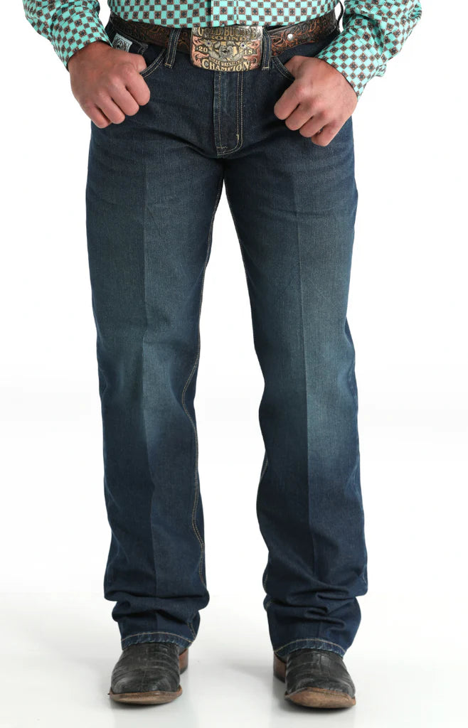 CINCH MEN'S WHITE LABEL DARK WASH RELAXED FIT JEANS