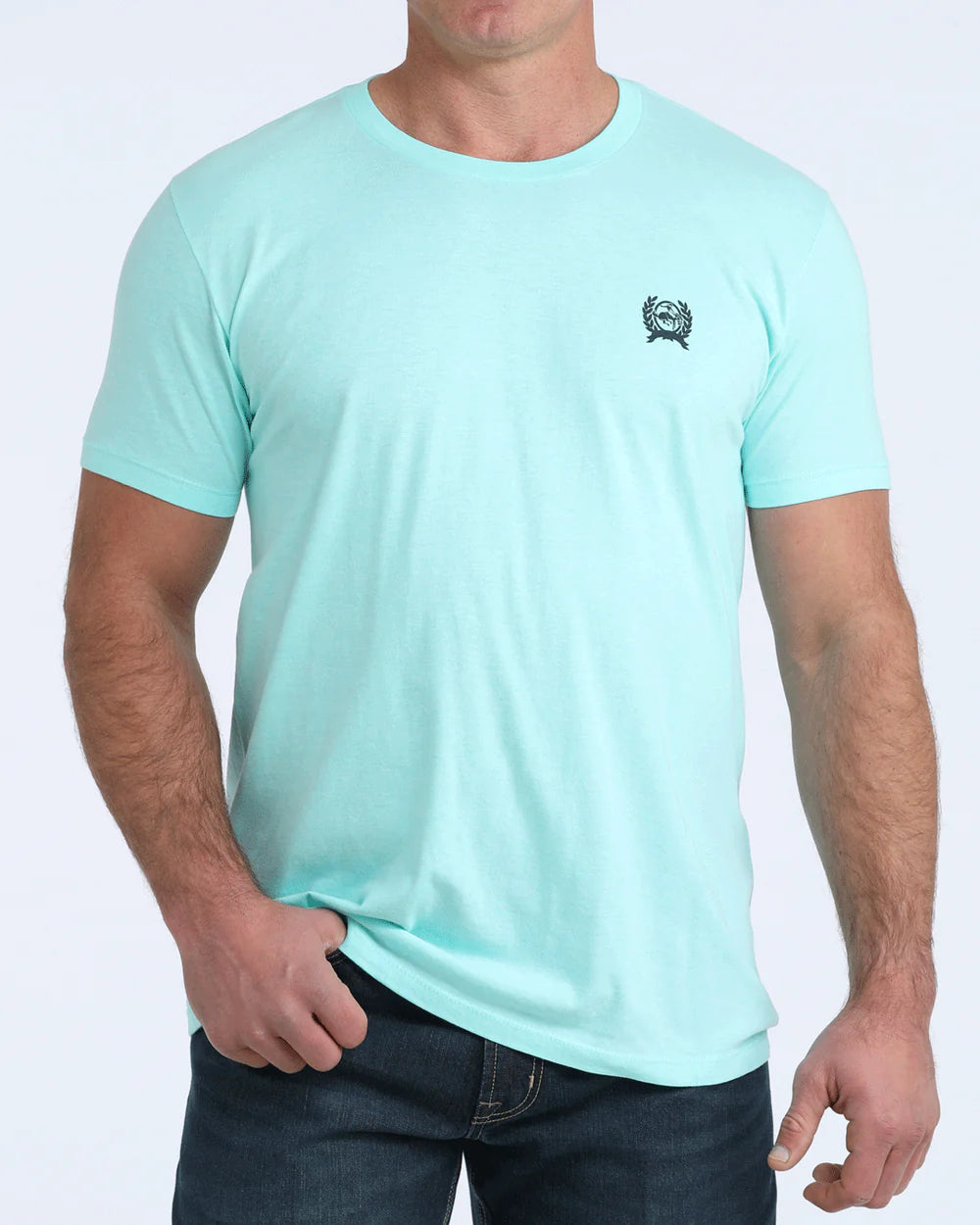 CINCH MENS Farms tee blue