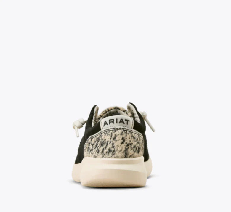 ARIAT WOMEN'S BLACK SUEDE COWHIDE HILO SHOE ⭐️