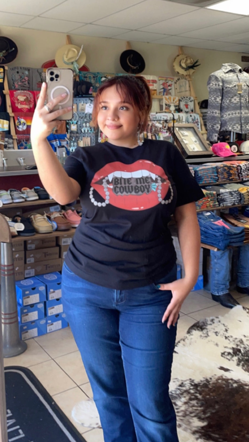 Bite Me Cowboy Tee