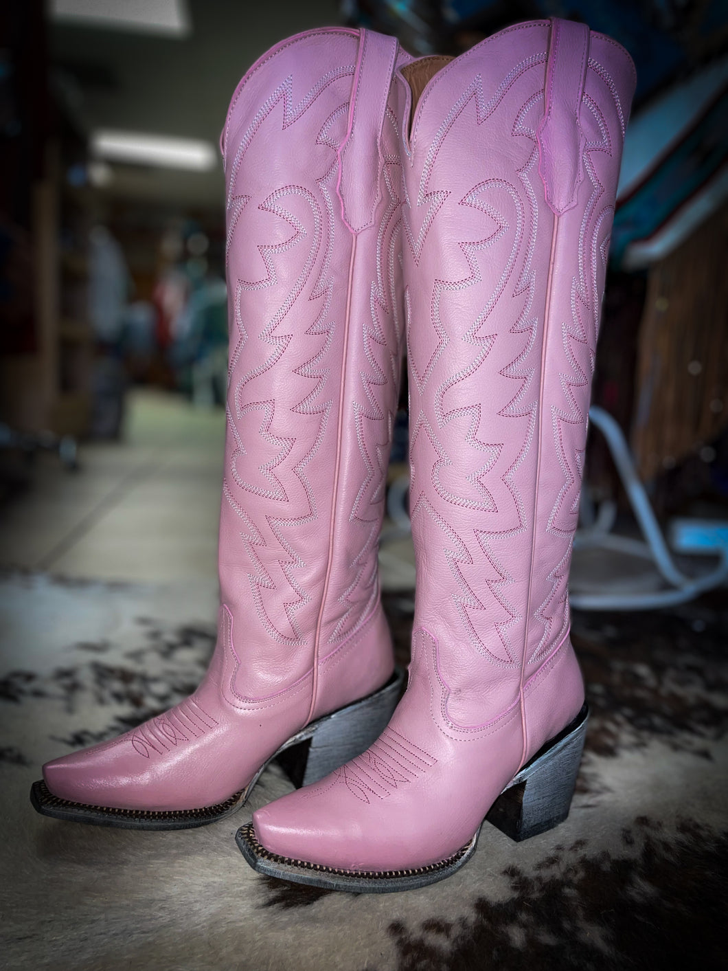 Tanner Mark Pink Women's Boots- Tilly