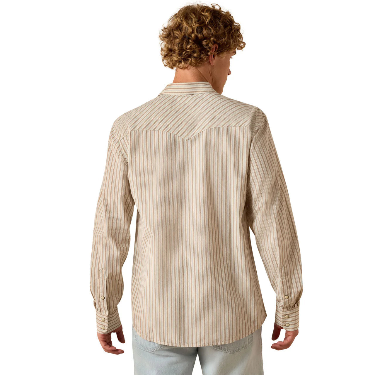 Ariat Men's Retro Hesper Sandshell Stripe Fitted Snap Shirt