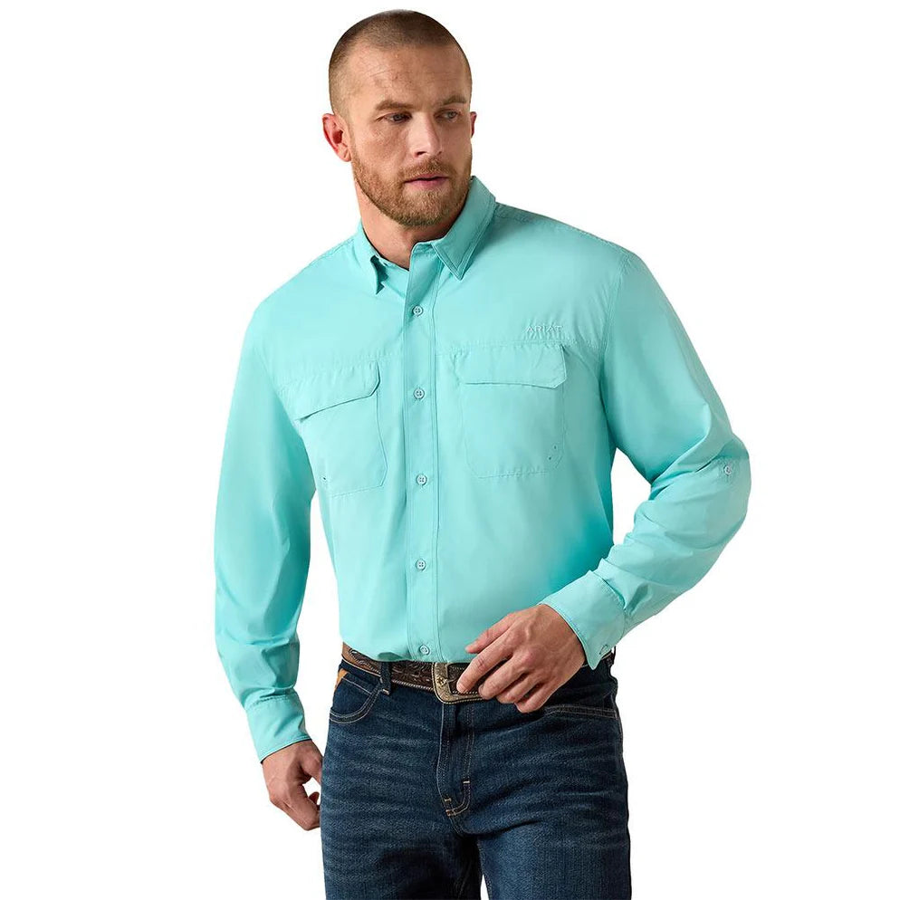 Ariat Men’s Aqua Outbound Vent Tek shirt👕✅