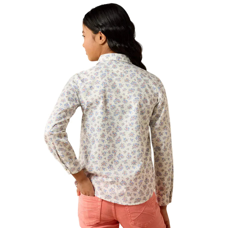 Girl's Ariat Multicolor Floral Stardust Longsleeve Shirt