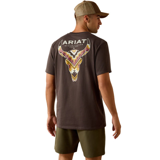 Ariat Men's Southwest Longest Horn Vintage Black T-Shirt