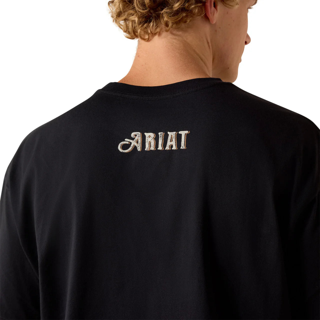 Ariat Men's Wild Life Boxy Washed Black T-Shirt