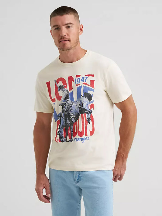 RIDING COWBOY GRAPHIC T-SHIRT