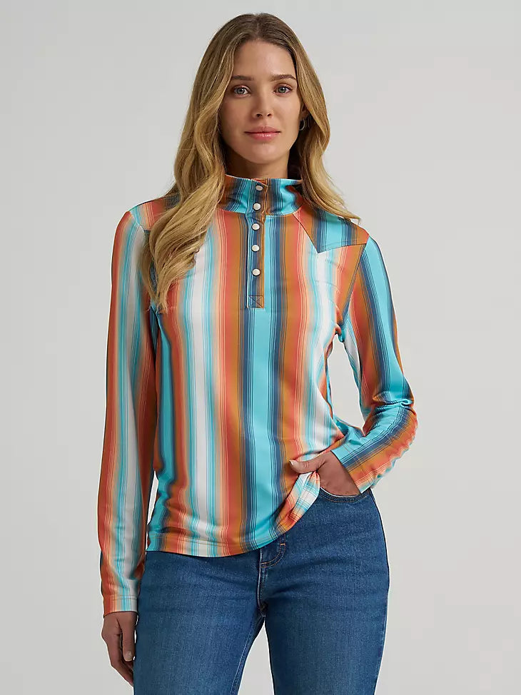 WOMEN'S WRANGLER SKYE PERFORMANCE QUARTER SNAP PULLOVER