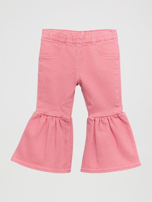 Wrangler Girls Vibrant Ruffle Leg Flare Jeans Samira - 112375233✅
