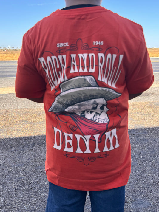 R&R Cowboy Skull graphic tee 👕