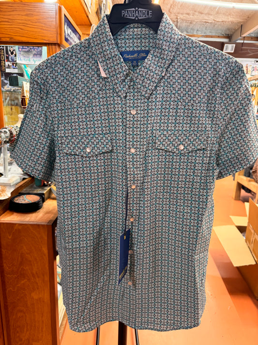 R&R Men’s SS 2Pkt Snap