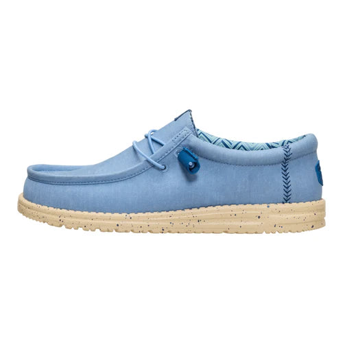 Wally Stretch Canvas- Faded Denim/Boulder Tan