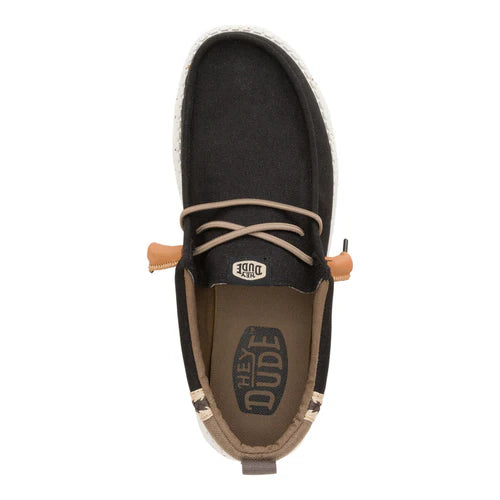 Wally Craft Linen Black/Walnut