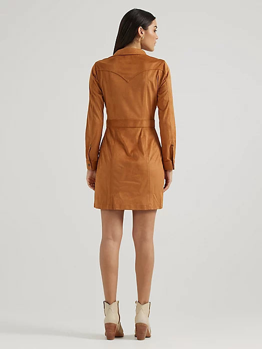 Wrangler Women’s Suede Brown Dress