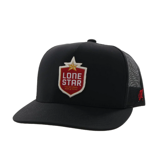 Hooey Lone Star Black & Red Graphic Trucker Cap 🧢 ✅