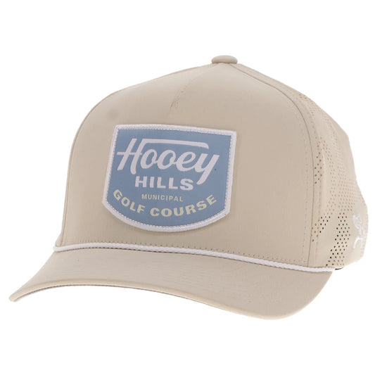 NOONAN" HAT TAN W/TEAL & WHITE PATCH🧢✅