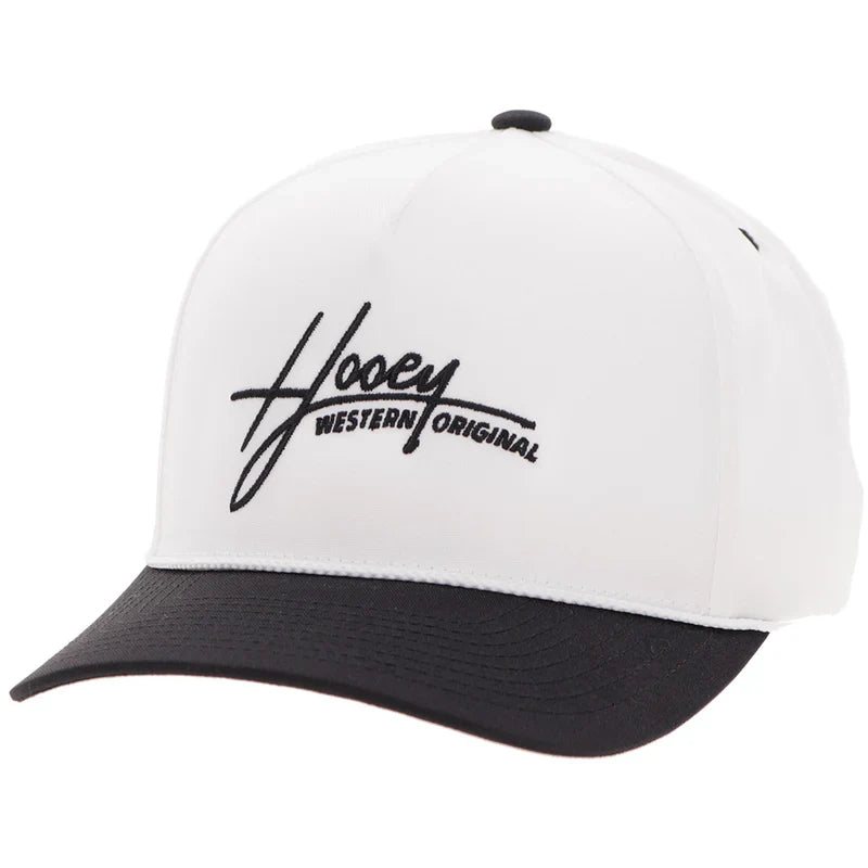 Men's Hooey White and Black "Mark Out" Cap 🧢✅