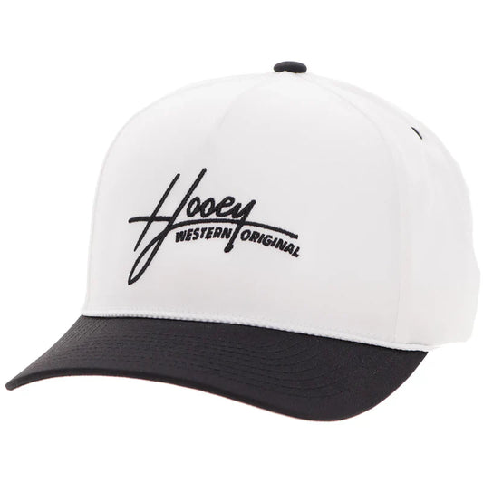 Men's Hooey White and Black "Mark Out" Cap 🧢✅