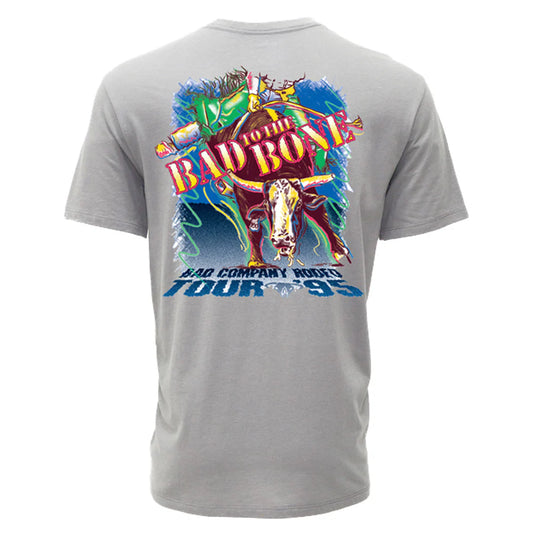BAD COMPANY T-SHIRT GREY W/ BAD TO THE BONE LOGO👕
