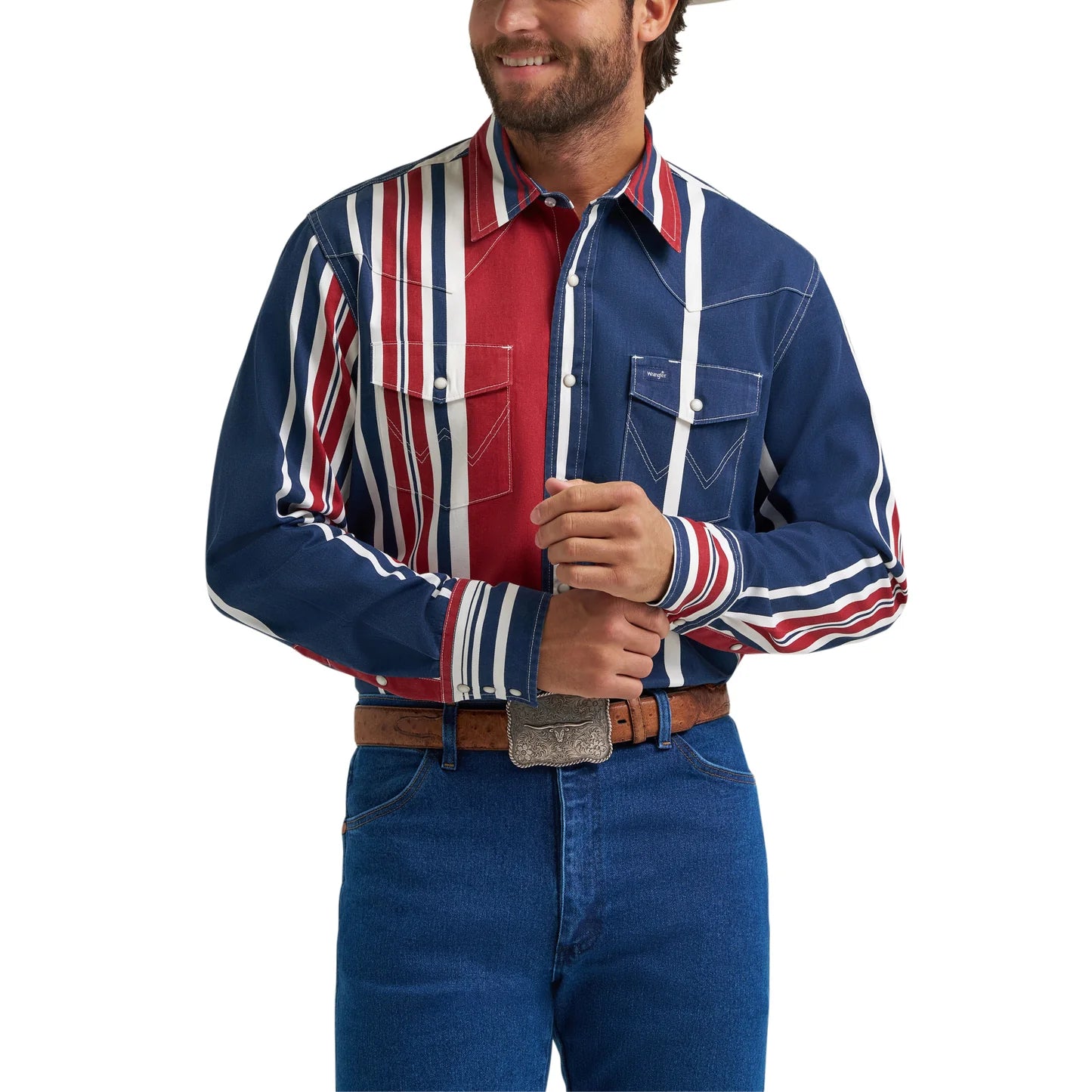 Men’s Wrangler Americana Brushpopper long-sleeve
