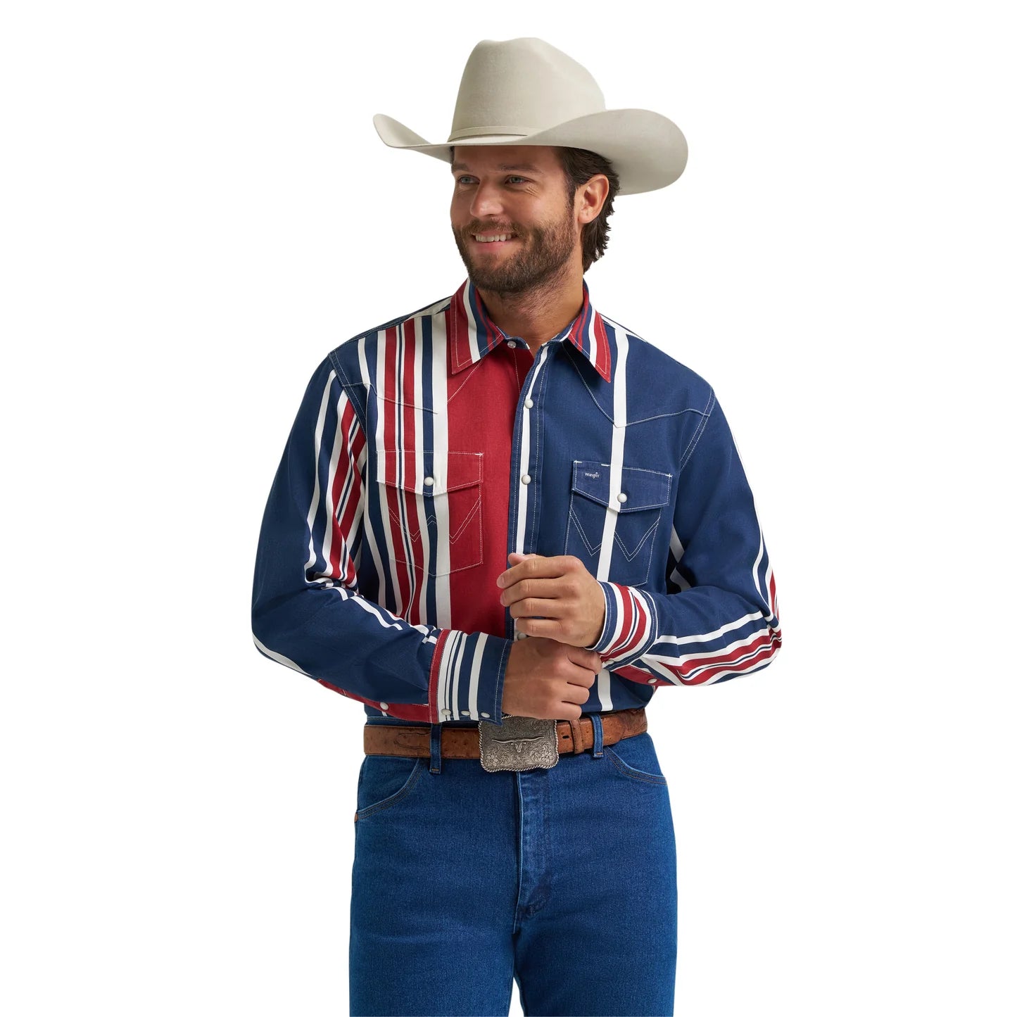 Men’s Wrangler Americana Brushpopper long-sleeve