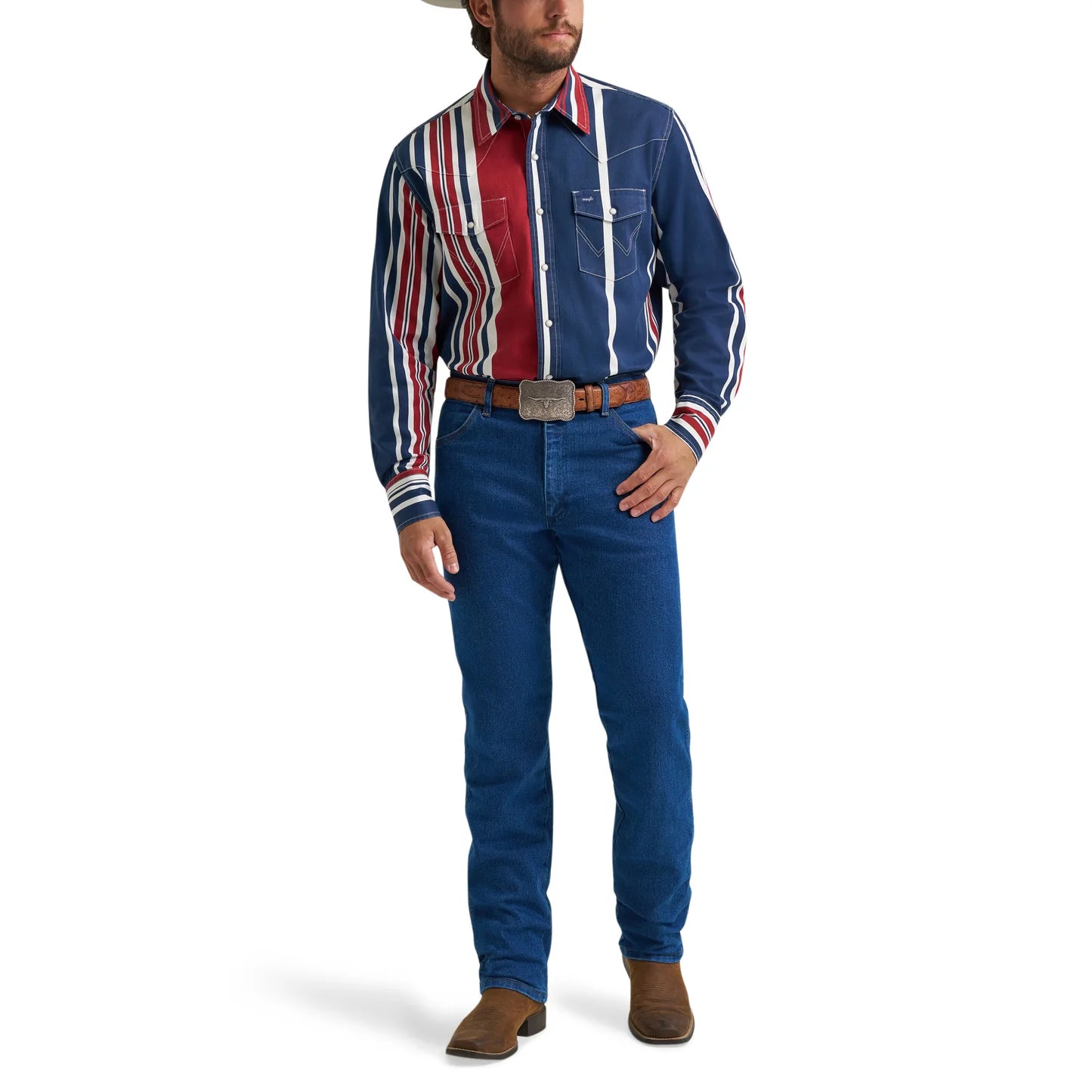 Men’s Wrangler Americana Brushpopper long-sleeve