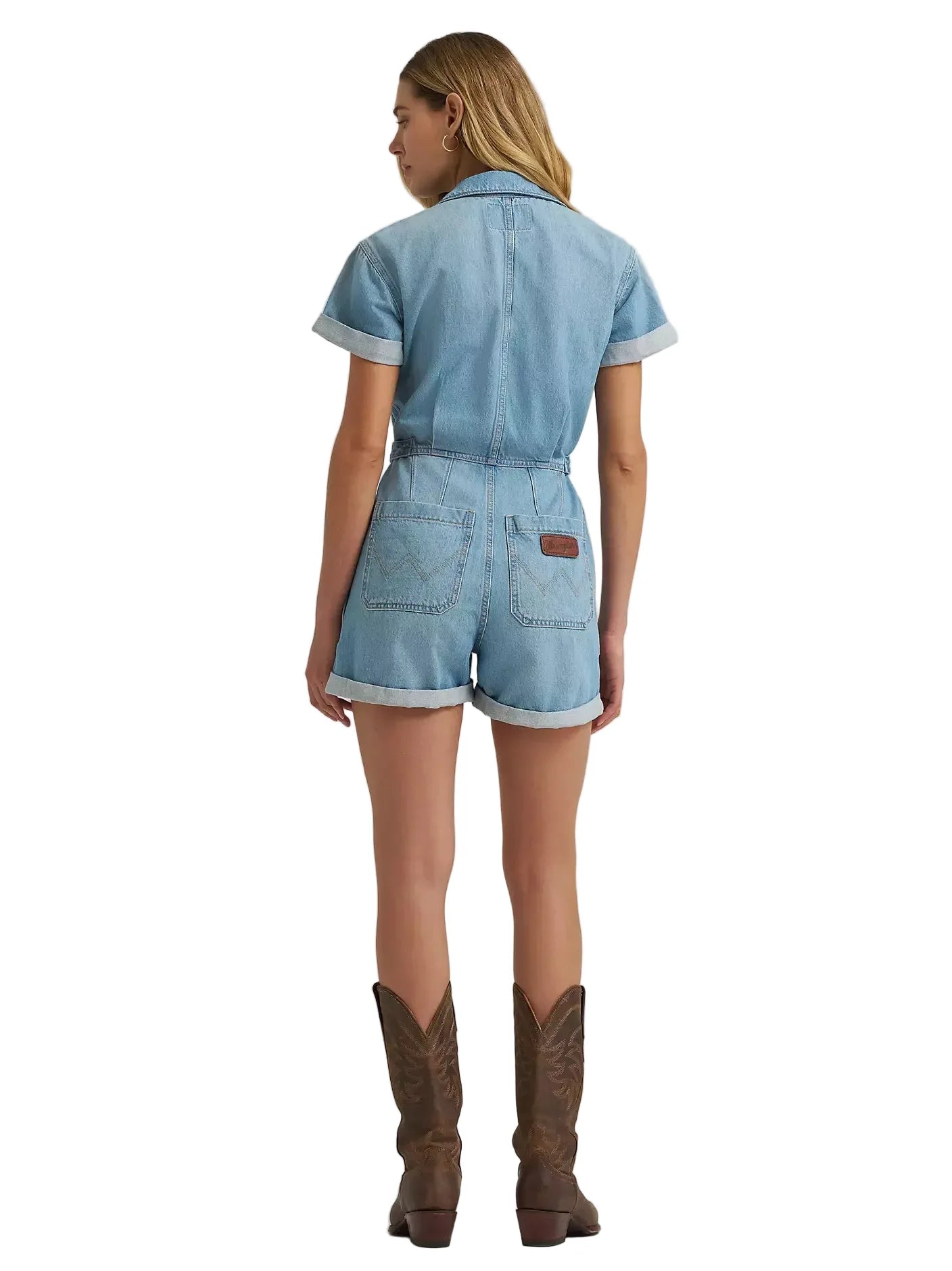 Women's Wrangler Denim Snap Romper 112379510